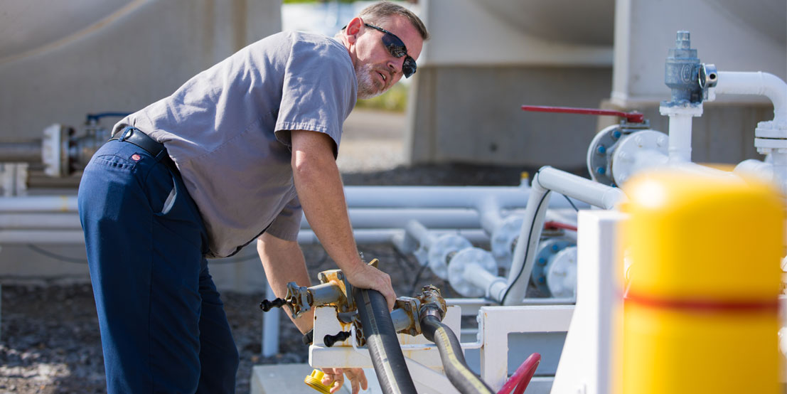 Propane Technician Delivering Fuel to NY Customers